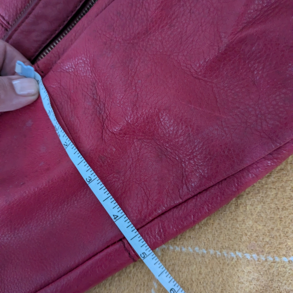 Lucky Brand Pebbled Crossbody Bag in Red - Picture 5 of 7